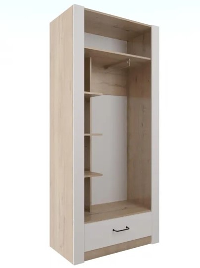 Шкаф гардеробный Ева 5 М1 дуб ирландский/белый матовый в Туле - изображение 1