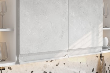 Модульный гарнитур Вельвет, бетон графит/бетон снежный в Туле - предосмотр 4