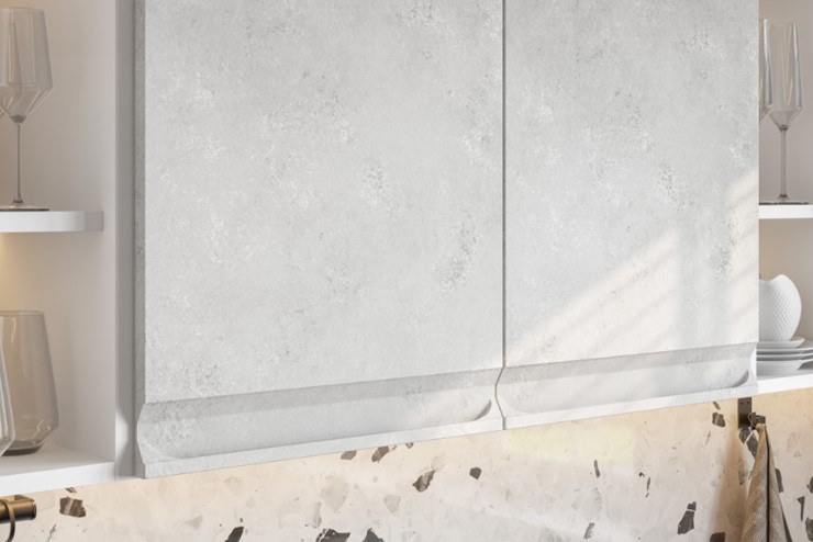 Модульный гарнитур Вельвет, бетон графит/бетон снежный в Туле - изображение 4