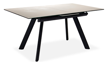 Обеденный раздвижной стол Бордо 2CQ 160х90 (Oxide Avorio/Графит) в Туле
