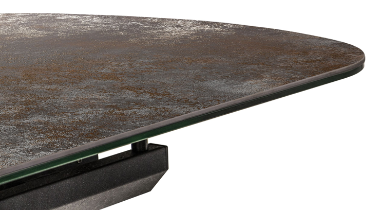Обеденный раздвижной стол Шамони 3CX 180х95 (Oxide Nero/Графит) в Туле - изображение 2