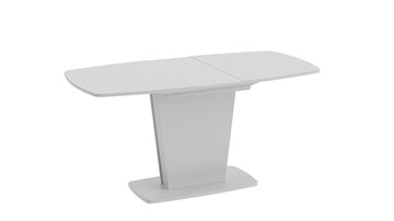 Кухонный стол раскладной Честер тип 2, цвет Белый/Стекло белый глянец в Туле - предосмотр 1