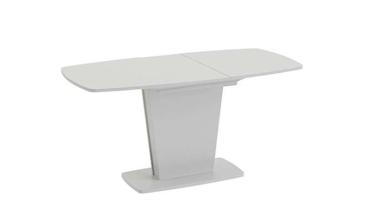 Кухонный стол раскладной Честер тип 2, цвет Белый/Стекло белый глянец в Туле - изображение 1