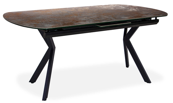 Обеденный раздвижной стол Шамони 3CX 180х95 (Oxide Nero/Графит) в Туле - изображение