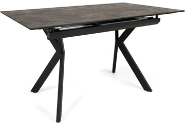 Кухонный стол раскладной Бордо 1CX 140х85 (Oxide Nero/Графит) в Туле