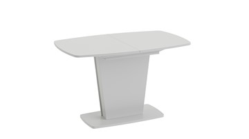Кухонный стол раскладной Честер тип 2, цвет Белый/Стекло белый глянец в Туле - предосмотр