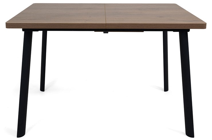 Кухонный раскладной стол Дали-1L(ноги черные, дуб табако) в Туле - изображение 1