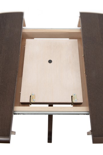 Кухонный раскладной стол Фабрицио-1 исп. Эллипс, Тон 8 Покраска + патина с прорисовкой (на столешнице) в Туле - изображение 4