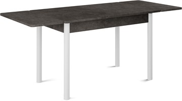 Кухонный раскладной стол Милан-2 EVO, ноги белые, серый камень в Туле - предосмотр 1