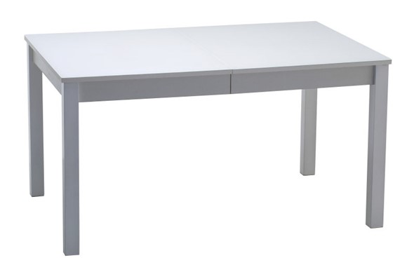 Раздвижной стол Нагано-2 стекло белое opti (хром-лак) в Туле - изображение