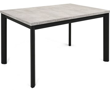 Кухонный стол раздвижной Нагано-2L (ноги черные, светлый цемент) в Туле