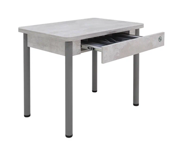 Кухонный раздвижной стол Прайм-3Р, Цемент светлый в Туле - предосмотр 2