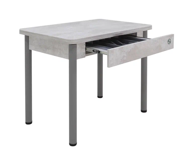 Кухонный раздвижной стол Прайм-3Р, Цемент светлый в Туле - изображение 2