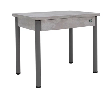 Кухонный раздвижной стол Прайм-3Р, Цемент светлый в Туле - предосмотр