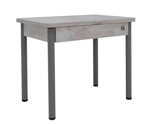 Кухонный раздвижной стол Прайм-3Р, Цемент светлый в Туле - изображение