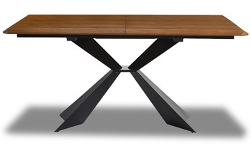 Кухонный раскладной стол T1712A: орех 180 (WK-07)/черный (PC-02) в Туле