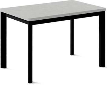 Раздвижной стол Токио-3L (ноги металлические черные, светлый цемент) в Туле