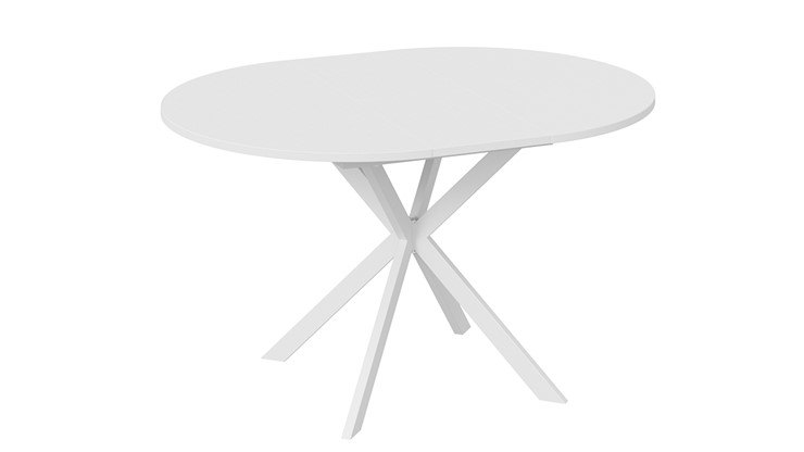 Стол обеденный раздвижной Мэдисон Тип 1 (Белый муар, Белый) в Туле - изображение 3