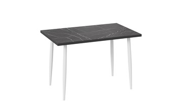 Обеденный стол Невада ДП1-02-08 (Черный мрамор/Белый) в Туле - предосмотр 1