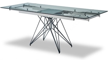 Кухонный стол раскладной T-041 (140) прозрачный в Туле - предосмотр 3