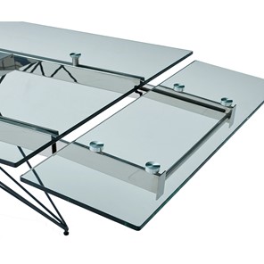 Кухонный стол раскладной T-041 (140) прозрачный в Туле - предосмотр 5