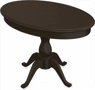 Кухонный раскладной стол Фабрицио-1 исп. Эллипс, Тон 8 Покраска + патина с прорисовкой (на столешнице) в Туле - предосмотр