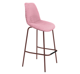 Барный стул SHT-ST29-С22 / SHT-S29P (розовый зефир/медный металлик) в Туле