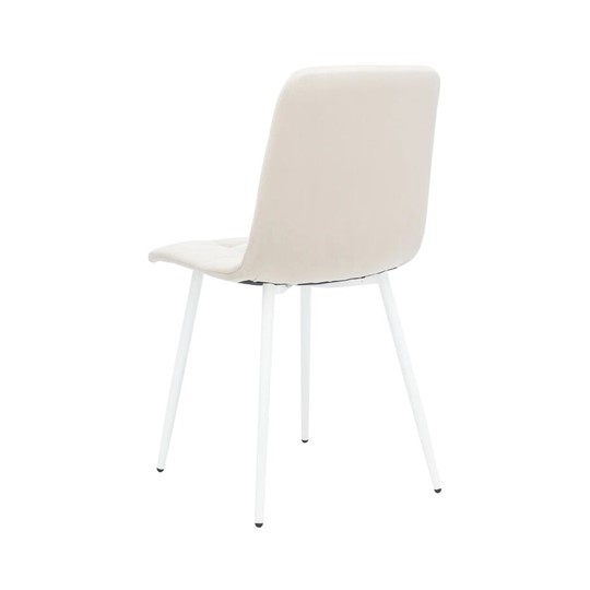 Кухонный стул Leset Скай (Металл белый/велюр песок) в Туле - изображение 3