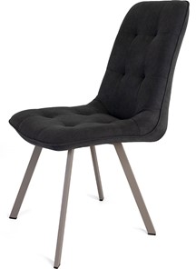 Обеденный стул Бакарди, ноги мокко прямоугольные 1-Q3015/велюр T180 Горький шоколад в Туле