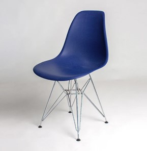 Обеденный стул DSL 110 Chrom (темно-синий) в Туле