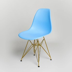 Обеденный стул DSL 110 Gold (голубой) в Туле