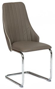 Обеденный стул FRATELLI (mod.8415) 44х62х97 пепельно-коричневый (окантовка слон.кость) в Туле
