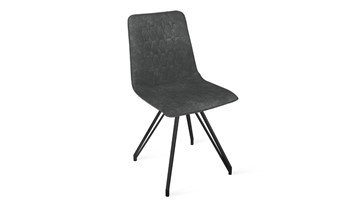 Кухонный стул Хьюго К4 (Черный муар/Микровелюр Wellmart Graphite) в Туле