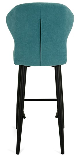 Обеденный стул Марио барный(Аквамарин Т179/ноги черные) в Туле - изображение 4