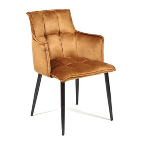 Кухонный стул SASKIA (mod. 8283) 55х61х85 коричневый (G-062-61)/черный в Туле