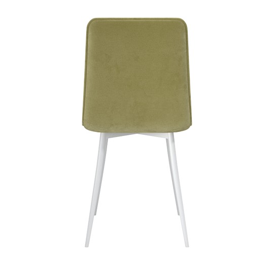 Обеденный стул Тахо, велюр тенерифе нефрит/Цвет металл белый в Туле - изображение 3
