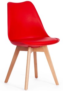 Обеденный стул TULIP (mod. 73) 48,5х52,5х83 красный арт.14208 в Туле