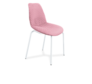 Обеденный стул SHT-ST29-С22 / SHT-S130 HD (розовый зефир/хром лак) в Туле
