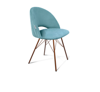 Обеденный стул SHT-ST34-1 / SHT-S37 (голубая пастель/медный металлик) в Туле