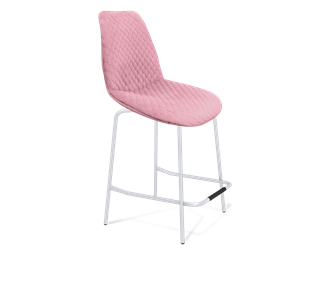 Полубарный стул SHT-ST29-С22 / SHT-S29P-1 (розовый зефир/хром лак) в Туле