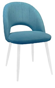 Обеденный стул 217 V16 голубой/белый в Туле