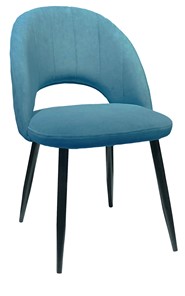Кухонный стул 217 V16 голубой/черный в Туле