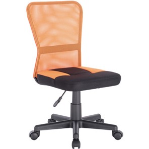 Кресло Brabix Smart MG-313 (без подлокотников, комбинированное, черное/оранжевое) 531844 в Туле