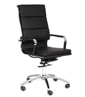 Компьютерное кресло CHAIRMAN 750 экокожа черная в Туле - изображение