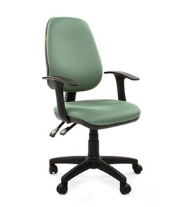 Офисное кресло CHAIRMAN 661 Ткань стандарт 15-158 зеленая в Туле - предосмотр