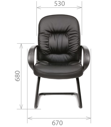 Кресло CHAIRMAN 416V экокожа черная в Туле - изображение 1
