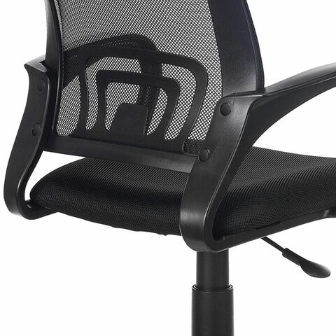 Компьютерное кресло Brabix Fly MG-396 (с подлокотниками, сетка, черное) 532083 в Туле - изображение 5