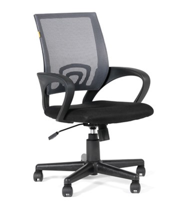 Офисное кресло CHAIRMAN 696 black Сетчатый акрил DW63 темно-серый в Туле - изображение