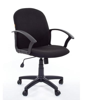 Кресло компьютерное CHAIRMAN 681 Ткань C-3 черное в Туле - изображение