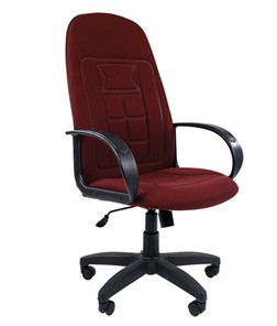 Офисное кресло CHAIRMAN 727 ткань ст., цвет бордо в Туле